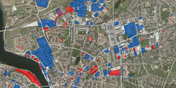 Jordforureningskort på Solbakken 4, 6400 Sønderborg