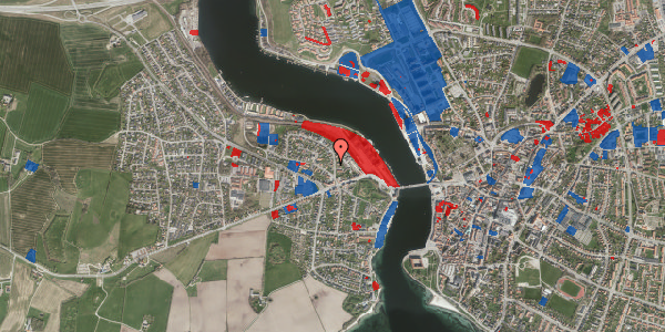 Jordforureningskort på Vissingsgade 11, 6400 Sønderborg