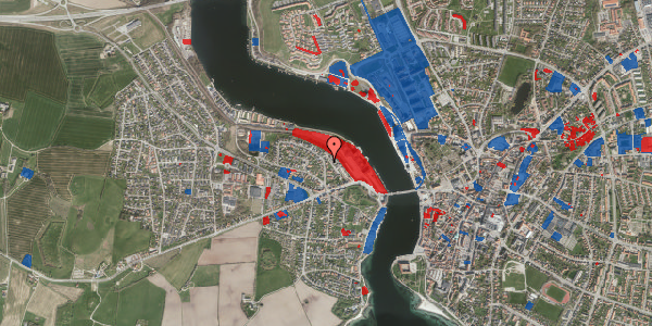 Jordforureningskort på Vissingsgade 18, 6400 Sønderborg