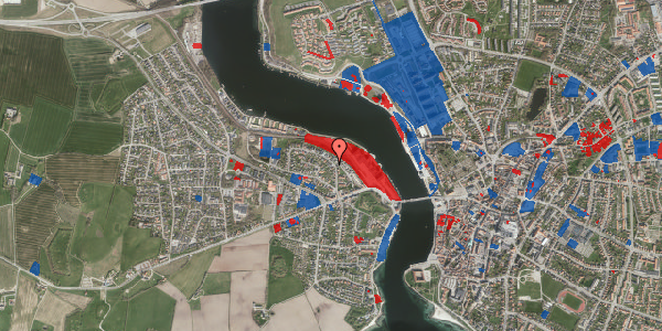 Jordforureningskort på Vissingsgade 21, 6400 Sønderborg