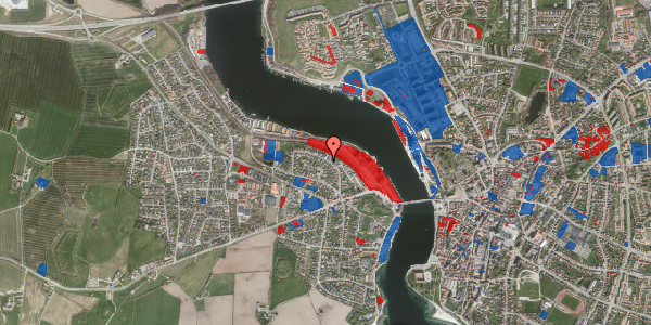 Jordforureningskort på Vissingsgade 27, 6400 Sønderborg