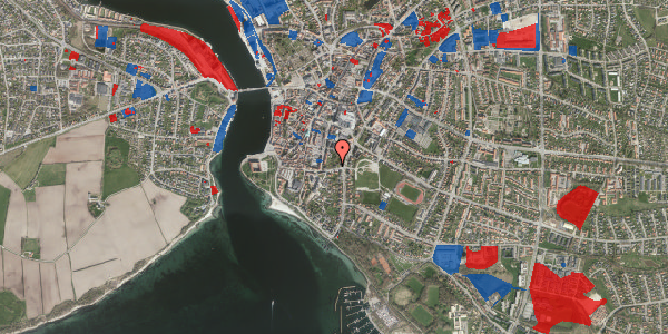 Jordforureningskort på Voldgade 10, 6400 Sønderborg