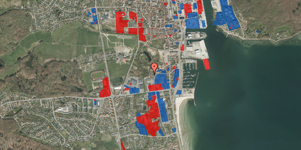 Jordforureningskort på Langebro 22, 6200 Aabenraa