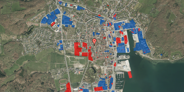 Jordforureningskort på Møllegade 8, 6200 Aabenraa