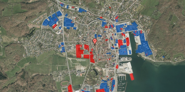 Jordforureningskort på Møllegade 14A, 6200 Aabenraa