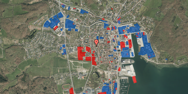 Jordforureningskort på Møllegade 18, 6200 Aabenraa