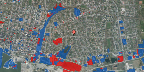 Jordforureningskort på Baggesens Alle 102, 6700 Esbjerg