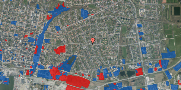 Jordforureningskort på Baggesens Alle 121, 6700 Esbjerg