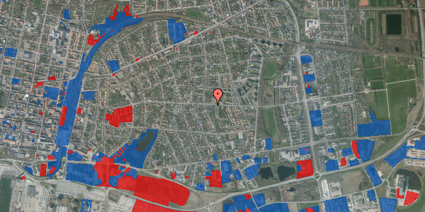 Jordforureningskort på Baggesens Alle 137, 6700 Esbjerg