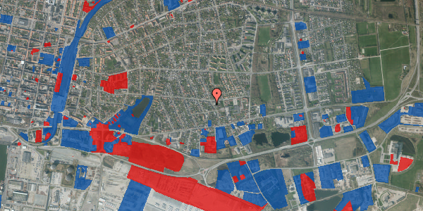 Jordforureningskort på Grønvangsvej 16, 6700 Esbjerg