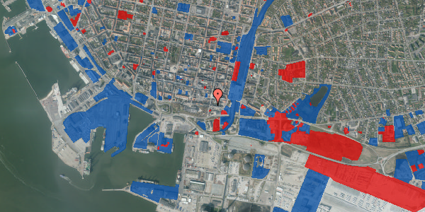 Jordforureningskort på Havnegade 13, 1. 1, 6700 Esbjerg