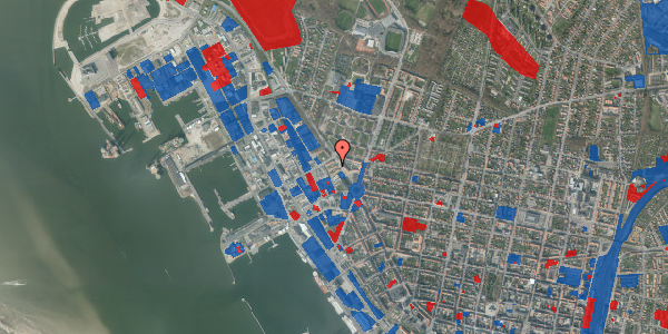 Jordforureningskort på Hjertingvej 38, 1. th, 6700 Esbjerg