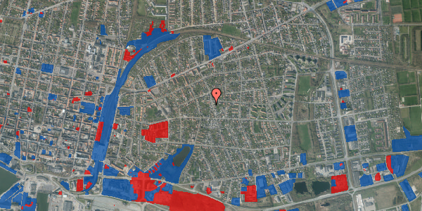 Jordforureningskort på Ingemanns Alle 134, 6700 Esbjerg