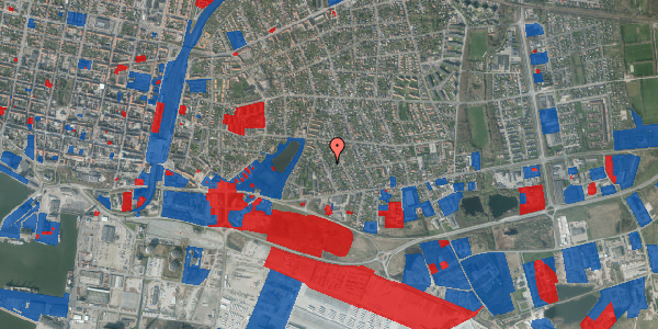 Jordforureningskort på Lenders Alle 19, 6700 Esbjerg