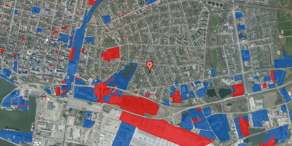 Jordforureningskort på Lenders Alle 23, 6700 Esbjerg