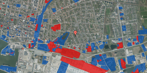 Jordforureningskort på Lenders Alle 25, 6700 Esbjerg