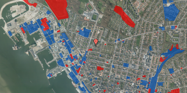 Jordforureningskort på Nørvang 1, st. th, 6700 Esbjerg