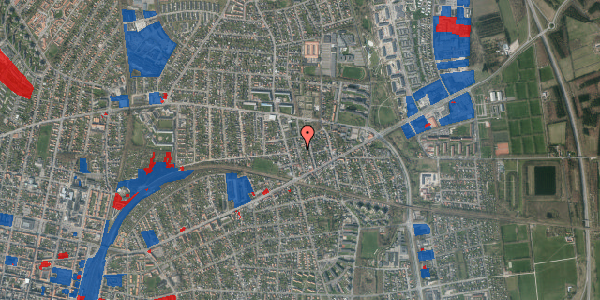 Jordforureningskort på Odinsvej 21, 6705 Esbjerg Ø