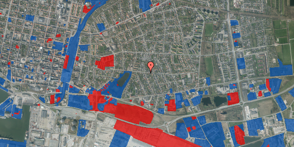 Jordforureningskort på Ribegade 99, 6700 Esbjerg