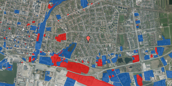 Jordforureningskort på Ribegade 102, 6700 Esbjerg