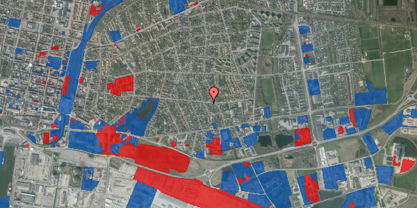 Jordforureningskort på Ribegade 123, 6700 Esbjerg