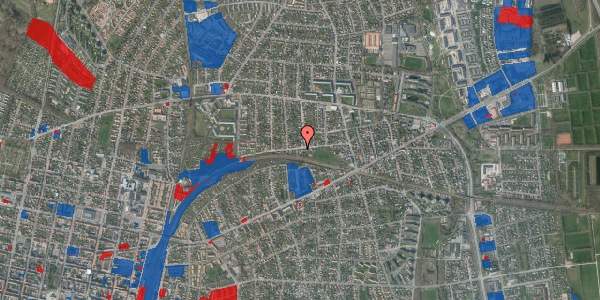 Jordforureningskort på Vestergade 13, 6705 Esbjerg Ø