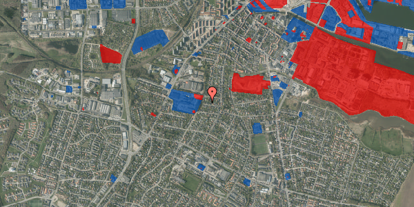 Jordforureningskort på Dalgasvej 16, 8700 Horsens