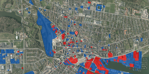 Jordforureningskort på Farvergade 10, 3. th, 8700 Horsens