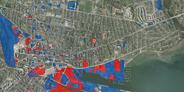 Jordforureningskort på Geneesgade 1, 1. 8, 8700 Horsens