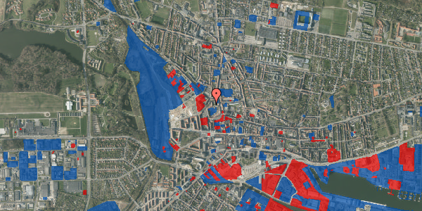 Jordforureningskort på Houmannsgade 47, 3. th, 8700 Horsens