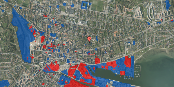 Jordforureningskort på Hulvej 16, 8700 Horsens