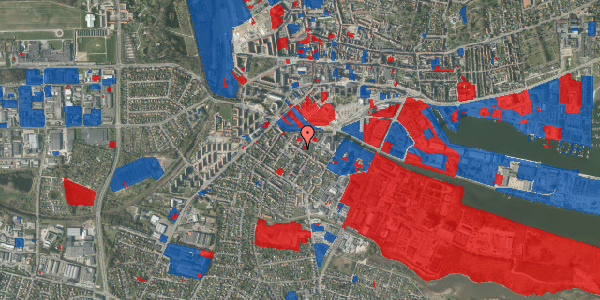 Jordforureningskort på Jyllandsgade 17B, 8700 Horsens