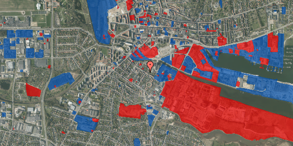 Jordforureningskort på Jyllandsgade 29, 8700 Horsens