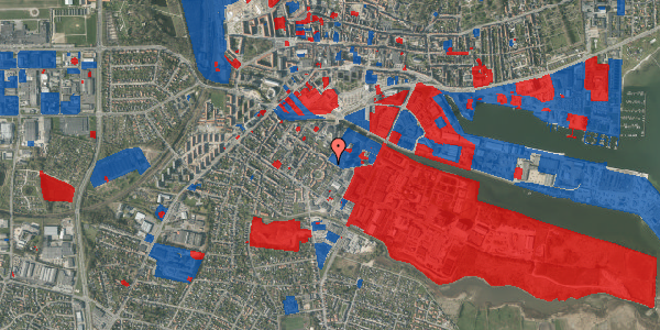 Jordforureningskort på Jyllandsgade 40, 8700 Horsens