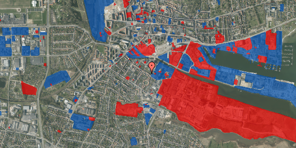 Jordforureningskort på Jyllandsgade 41, 8700 Horsens