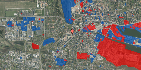 Jordforureningskort på Mimersgade 2C, 1. th, 8700 Horsens