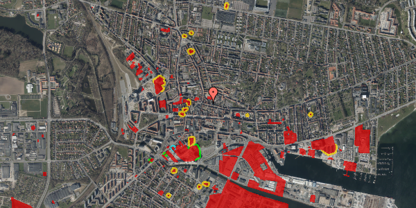 Jordforureningskort på Nørregade 9D, 1. 16, 8700 Horsens