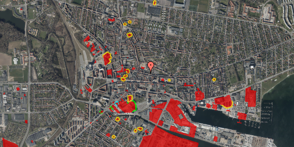 Jordforureningskort på Nørregade 21A, st. , 8700 Horsens