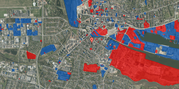 Jordforureningskort på Sjællandsgade 17, 8700 Horsens