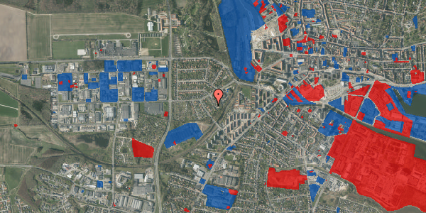 Jordforureningskort på Svalevej 14, 8700 Horsens