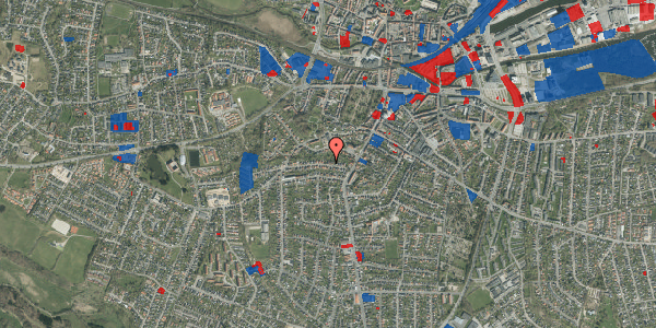 Jordforureningskort på Læssøegade 16, 6000 Kolding