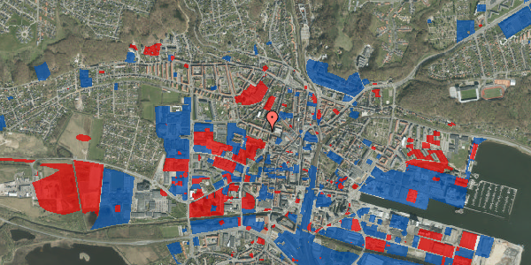 Jordforureningskort på Nyboesgade 1B, 2. th, 7100 Vejle