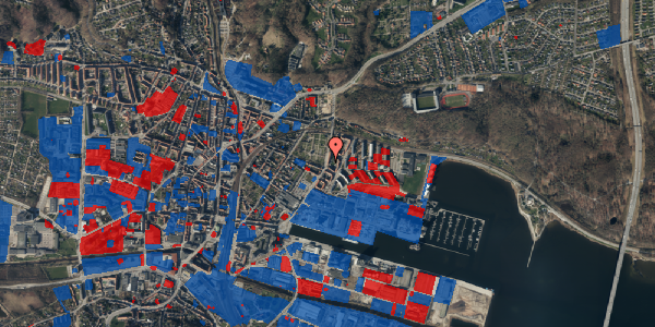 Jordforureningskort på Østerbrogade 28B, 3. , 7100 Vejle