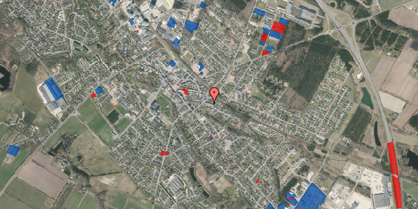 Jordforureningskort på Blichersvej 33, 1. th, 7330 Brande