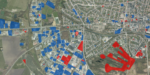 Jordforureningskort på Akacievej 9, 7400 Herning