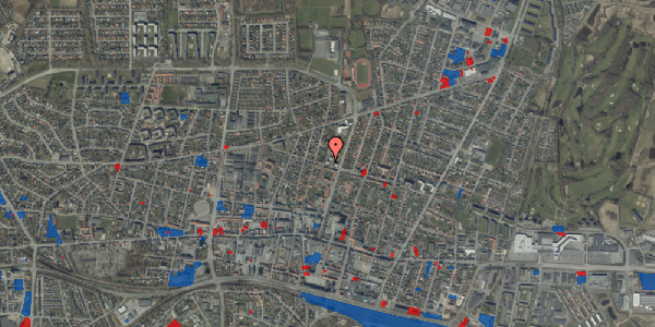 Jordforureningskort på H.C. Ørsteds Vej 21A, st. 3, 7400 Herning