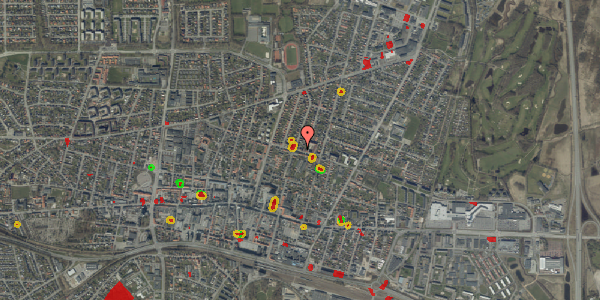 Jordforureningskort på H.C. Ørsteds Vej 33, st. tv, 7400 Herning