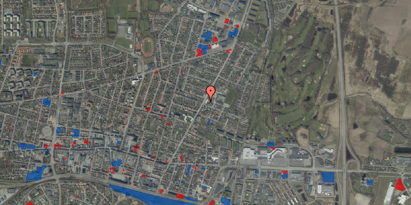 Jordforureningskort på Holbækvej 1A, st. 9, 7400 Herning