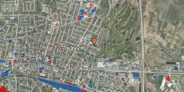 Jordforureningskort på Holbækvej 23, 7400 Herning