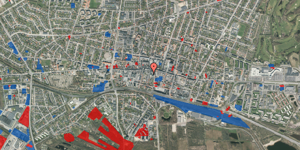 Jordforureningskort på Mindegade 1A, st. 3, 7400 Herning